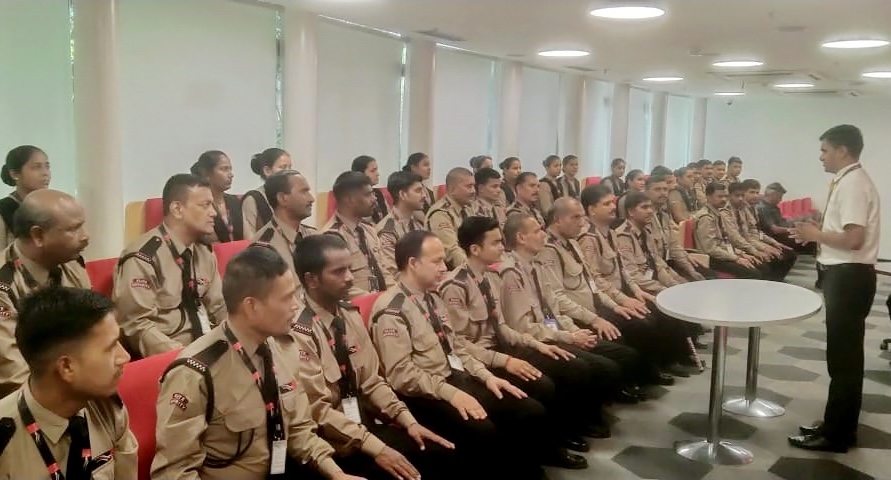 Elite personnel during practical training